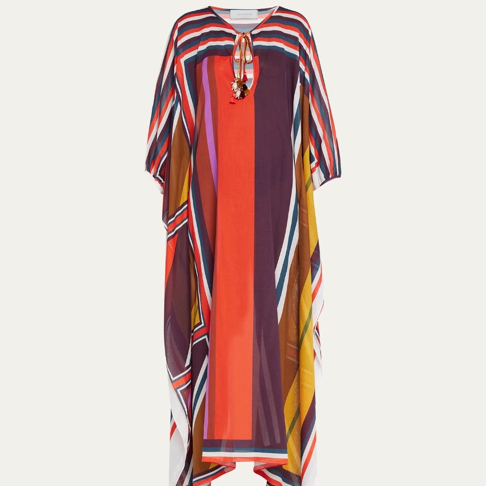 Silvia Tcherass Kaftan Cotton Dress